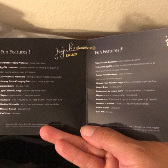 Diaper bag. Ju-Ju-Be brand. The Empress color - Picture 7 of 8